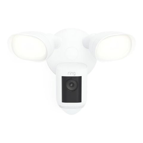 Ring Floodlight 2K Camera Wired Pro White