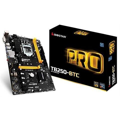 Biostar TB250-BTC Ver. 6.x Socket LGA 1151 Motherboard