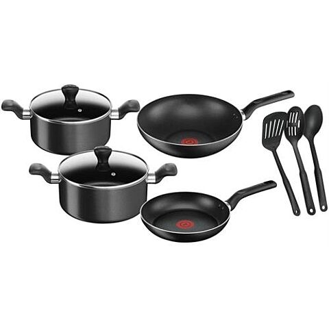 Tefal 9 Piece Supercook Set- Includes 28cm Wok