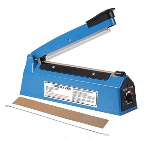 Casey Plastic Bag Impulse Heat Sealer Machine 200mm - Portable And Compact Hand Held Sealing Machine