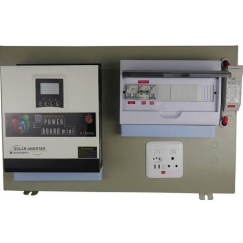 Solarix Esener 3KVA 24VDC Hybrid Inverter And Semi Plug And Play Power Board Mini Solution - 60A MPPT Solar Charge Controller