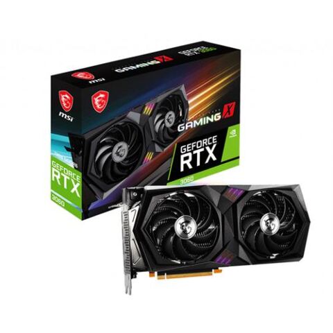 MSI Nvidia GeForce RTX 3060 GAMING X 12G Graphics Card - 12GB GDDR6 192bit Memory