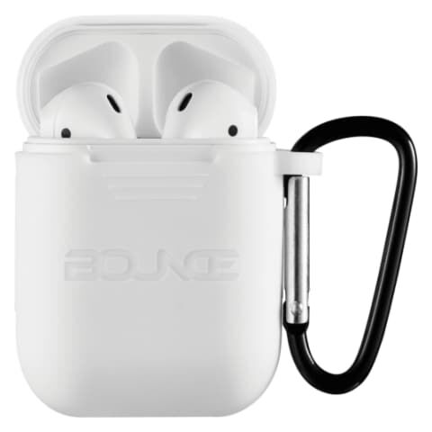 Bounce Buds Series True Wireless Earphones with Silicone Accessories White
