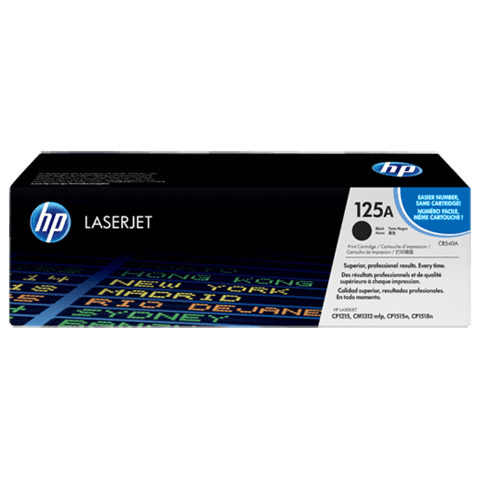 HP Color LaserJet CB540A Black Toner