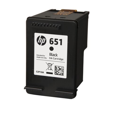 HP 651 Black Ink Cartridge - Ia 5575 / 5645