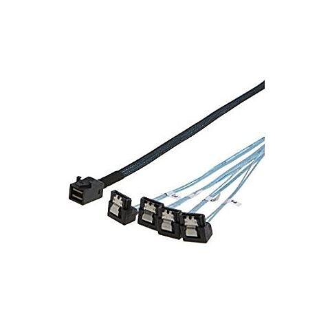 Intel 1x 730 mm straight SFF8643 to right angle 4x 7-pin connector cables