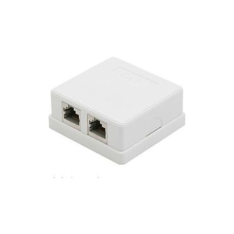 RCT- CAT5 WALLBOX DUAL PORT