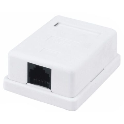 RCT- CAT6 WALLBOX SINGLE PORT