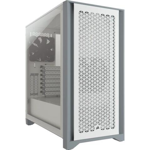 Corsair CC-9011201-WW 4000D Airflow Tempered Glass White Steel ATX Mid Tower Desktop Chassis