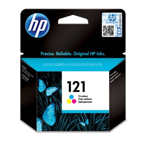 HP # 121 Tri-Colour CC643HE Ink Cartridge with Vivera Inks OfficeJet D2563 D1560