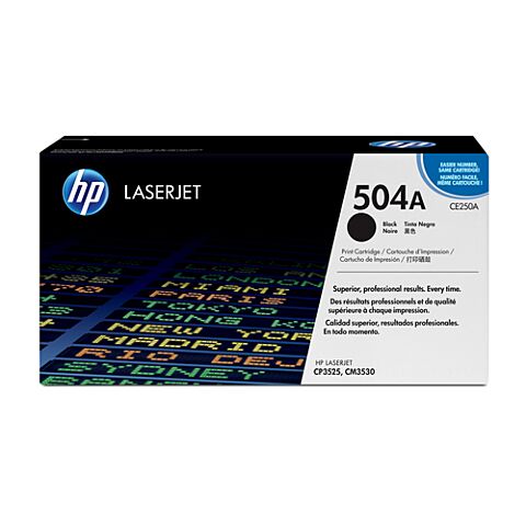 HP 504A Cp3525/Cm3530 Mfp Black Print Cartridge