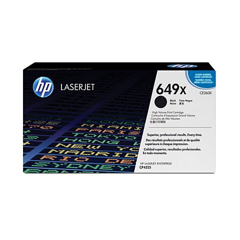 HP 649X CLJ Cp4525 Black High Yield Print Cartridge