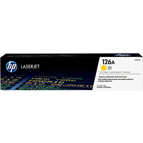 HP 126A CLJ Cp1025 Yellow Print Cartridge