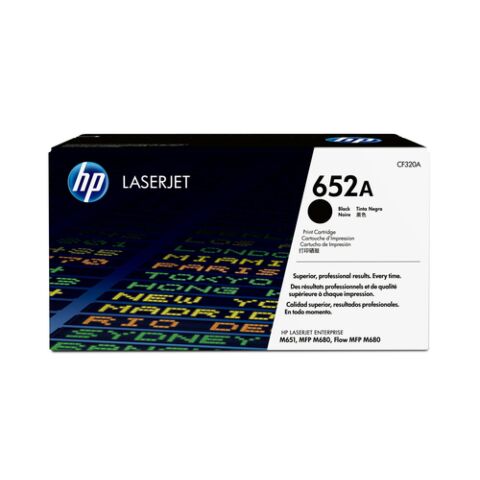 HP 652A CLJ M651/M680 Black Print Cartridge