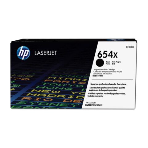 HP 654X CLJ M651 High Yield Black Print Cartridge