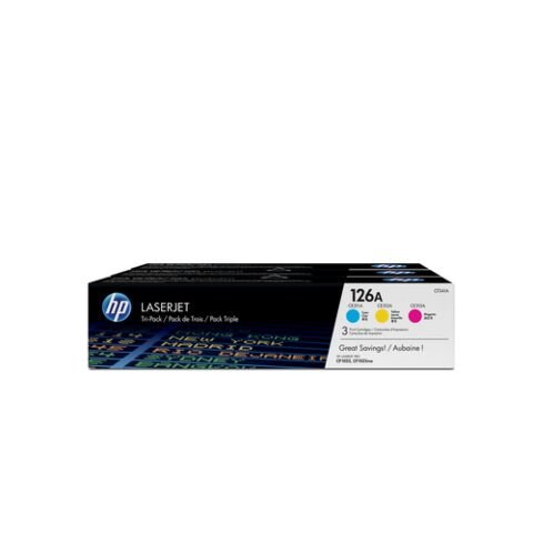 HP 126A Cym Tri-Pack LJ Toner Cartridge