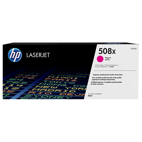 HP 508X Magenta Laserjet Enterprise M552/M553 High Yield Cartridge