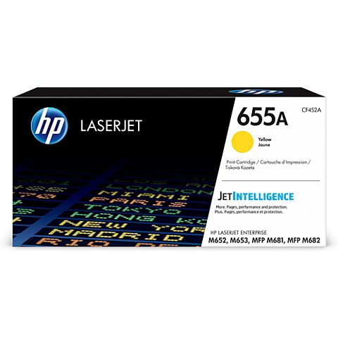 HP 655A Yellow Original Laserjet Toner Cartridge (Cf452A)