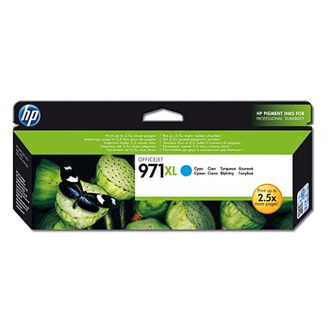 HP 971XL Cyan Officejet Ink Cartridge - Officejet Pro X Series