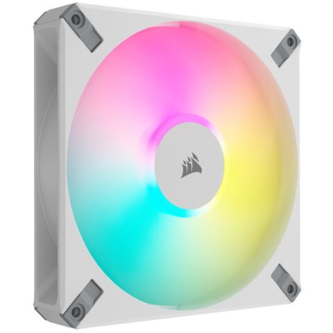 Corsair AF140 RGB Elite 140mm fluid Dynamic RGB fan with AirGuide - White