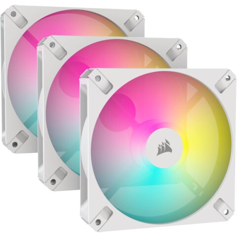 Corsair iCUE AR120 Digital RGB 120mm PWM fan - White - 3 pack