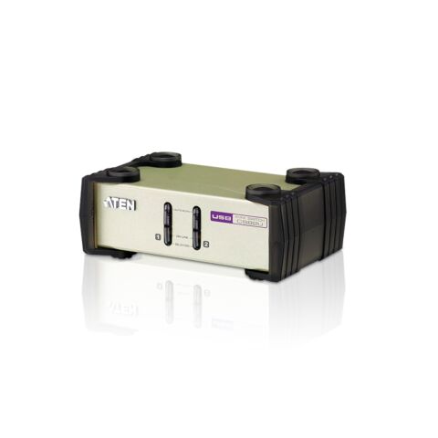 Aten 2-Port USB/PS2 VGA KVM with 2 Cables