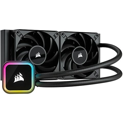 Corsair H100i Elite RGB 240mm CPU water cooling - Copper waterblock