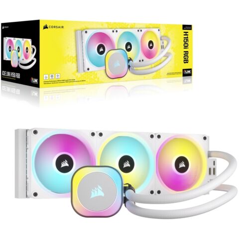 Corsair iCUE Link H150i RGB AIO 360mm CPU water cooling with Corsair Link