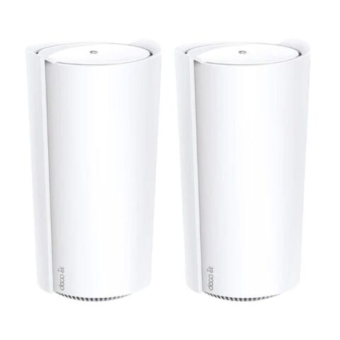 TP-Link Deco XE200(2-Pack) AXE11000 Whole Home Mesh Wi-Fi 6E System(Tri-Band)