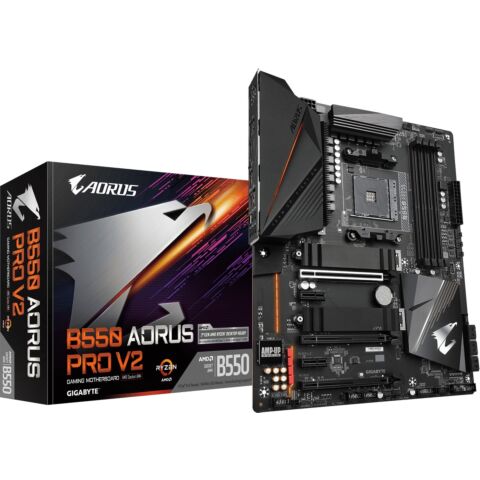 Gigabyte Aorus AMD B550 Pro 2 AM4 3rd generation AMD Ryzen ATX Motherboard