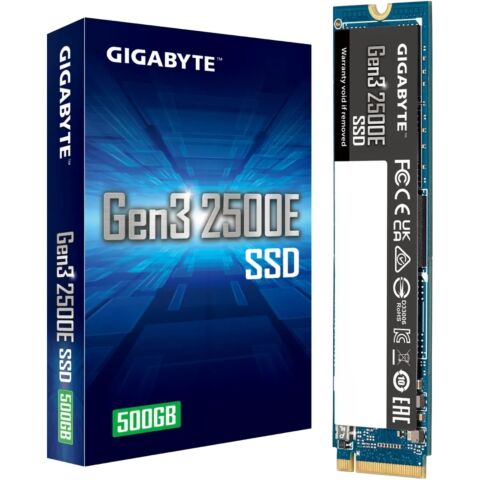 Gigabyte Gen3 2500e 500GB M.2 2280 PCI-e 3.0 x4 NVMe Solid State Drive