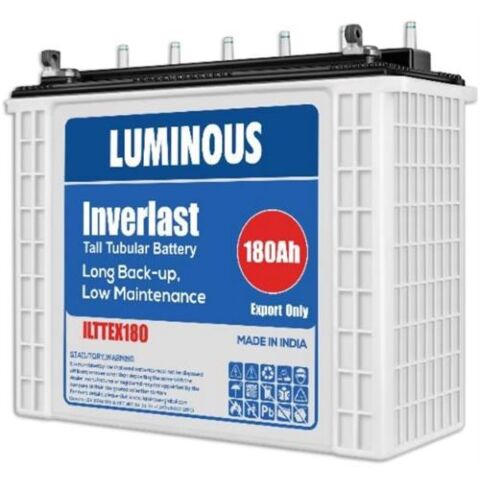 Solarix Luminous 12V 180AH Flooded Tall Tubular Battery