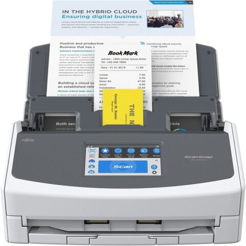 Fujitsu ScanSnap iX1600 40ppm / 80ipm A4 duplex ADF Touchscreen Wi-Fi USB 3.2
