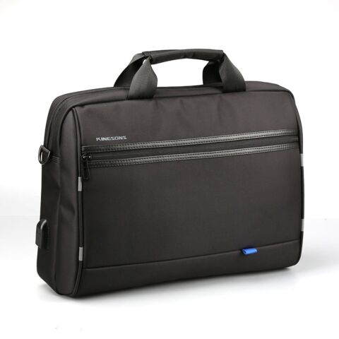 Kingsons 15.6 inch shoulder bag - Global series Black