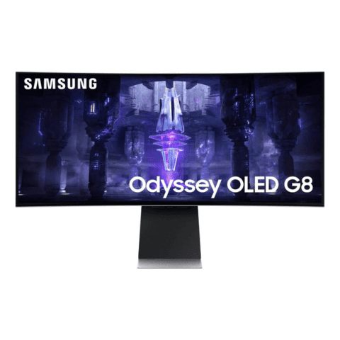 Samsung Odyssey OLED G8 34-inch 3440 x 1440p UWQHD 21:9 175Hz 0.03ms OLED Curved Monitor