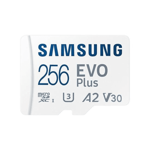 Samsung EVO+ Memory Card 256GB MicroSDXC with Adapter