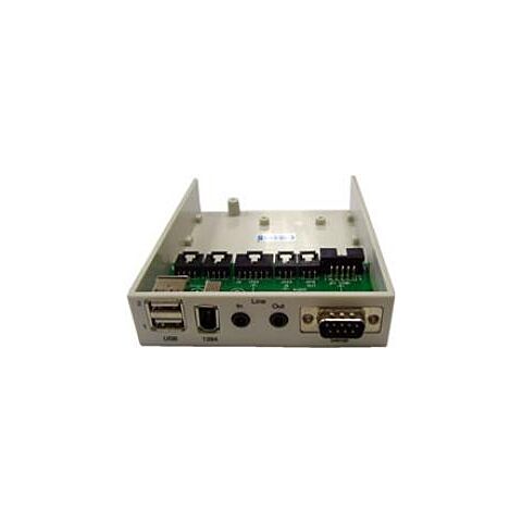 UniQue Multimedia Bay 2xUSB Port+1IEEE 1394 Port+Audio In/Out +DB9