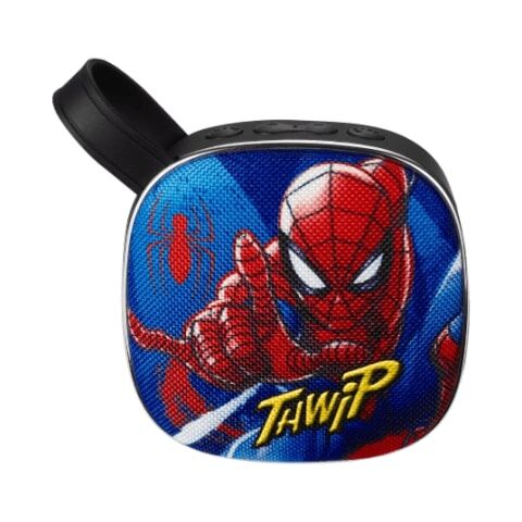 Marvel Spider-man Portable Bluetooth Speaker with SD Card and Aux Inputs and 3 Hour Battery
