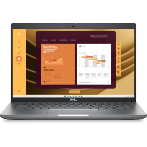 Dell N006L545014EMEA Latitude 5450 Intel Core Ultra 5 125U 4.30GHz 12-Core 14 inch Full HD (1920x1080) IPS Anti-Glare 8GB (1x8GB) DDR5-5600 512GB M.2 NVMe SSD Windows 11 Pro Platinum Silver Laptop