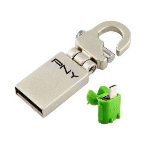 PNY Mini Hook OTG 16GB Green