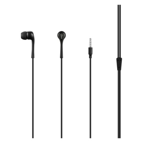 Pro Bass Dollarz Series Blister Auxiliary earphone No Microphone- Black