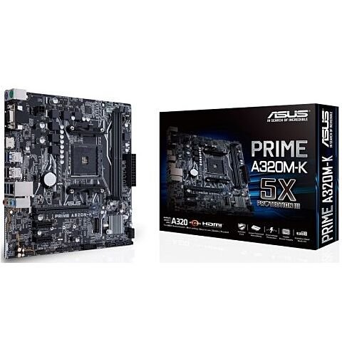 Asus PRIME A320M-K AM4 Motherboard