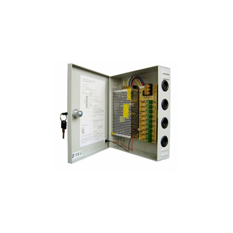 9 CHANNEL 15A CCTV POWER SUPPLY POW-123/9