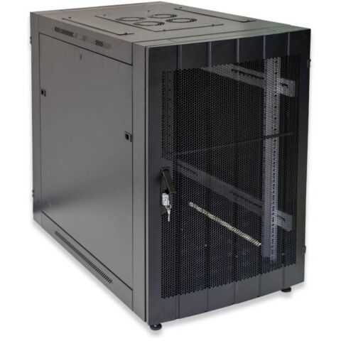 RCT Cabinet Wallmount 15U 600Wx450D Perforated Door 50kg load