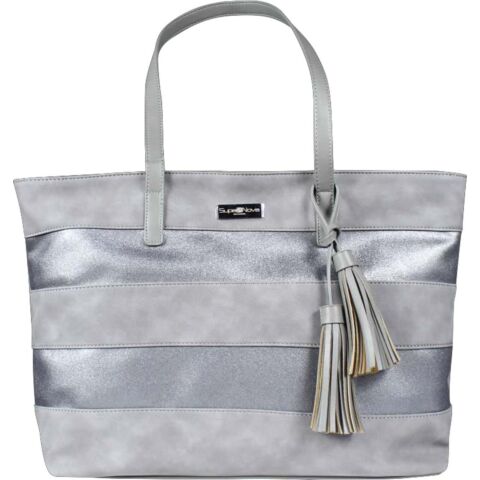 Supanova Tassles Ladies Laptop Bag Dark Grey