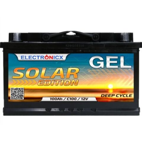 Solarix 12V 100AH GEL Battery