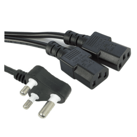 Power Cable - Splitter (2 way) 1.7m
