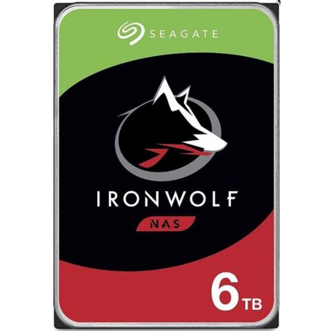 Seagate Ironwolf 6TB 3.5-Inch Internal NAS Drives; SATA 6GB