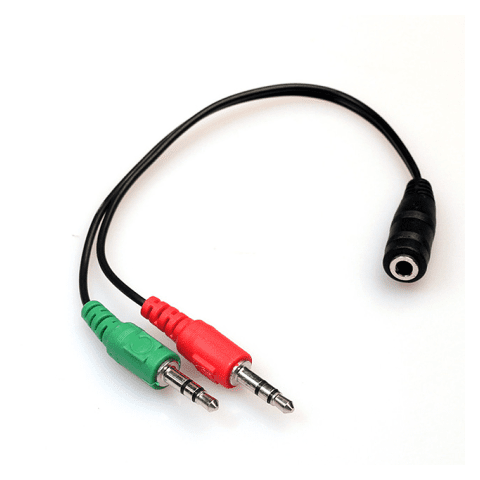 Female Stereo to 2 Male Stereo