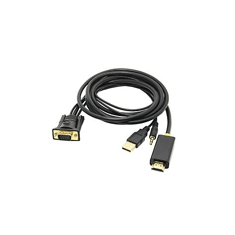 VGA (M)+Audio to HDMI (M) Converter 1.8m